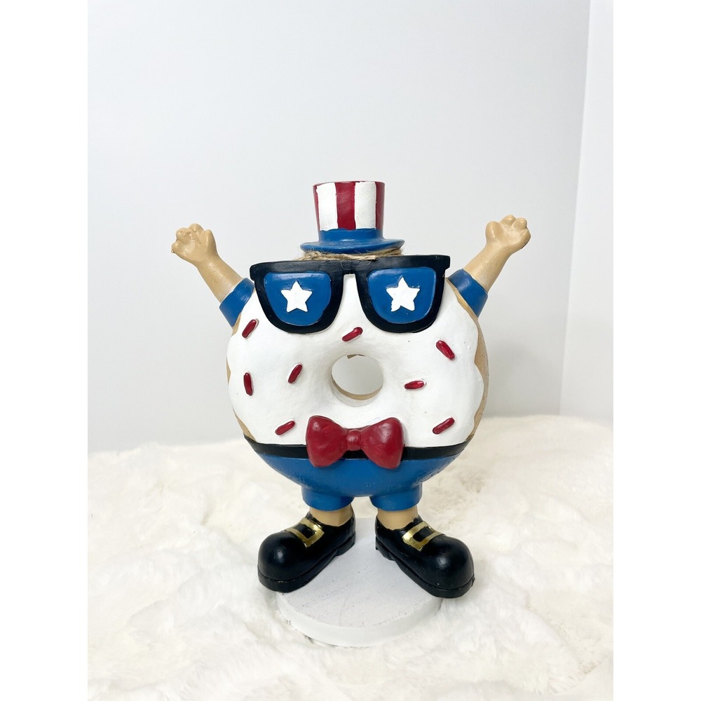 New 4th of July Patriotic Independence Day‎ Donut Doughnut Stars and Stripes